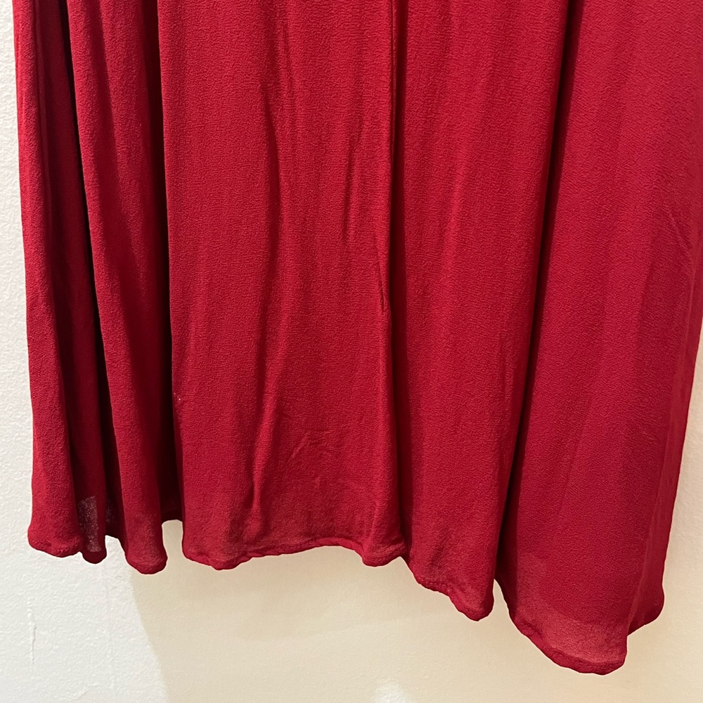 Reformation Alma Dress in Crimson, Size 2 - Picture 10 of 12